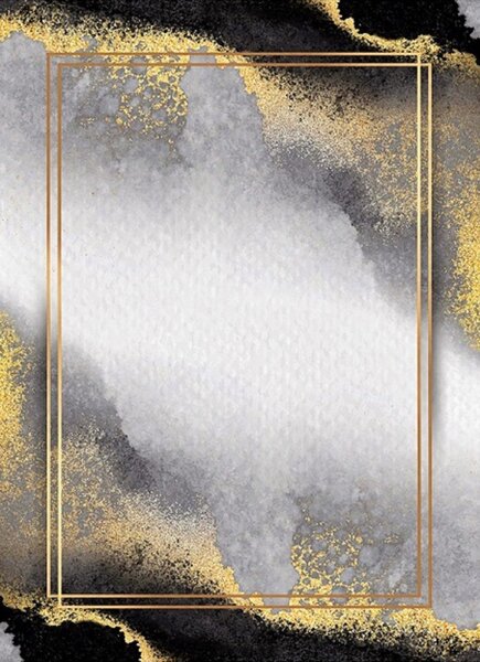 Tapis d'intérieur GOLD 160 x 230 cm - Blanc