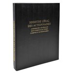 Registre Des Actionnaires 100 Feuillets - Noir - Le Dauphin