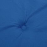 vidaXL Coussins de chaise de jardin lot de 6 bleu royal 50x50x3 cm