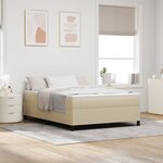 vidaXL Cadre de Lit Vert Clair Gris 160x200 cm Tissu Velours Côtelé
