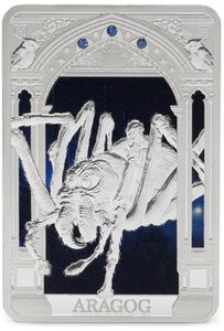Pièce de monnaie en Argent 2 Dollars g 31.1 (1 oz) Millésime 2025 Harry Potter Magical Creatures ARAGOG