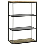 vidaXL Bibliothèque 70x35x110 cm en bois massif mangue brut