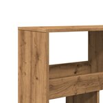 vidaXL Cloison de séparation chêne artisanal bois d'ingénierie
