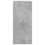 vidaXL Meuble TV mural gris béton 40 5x30x90 cm bois d'ingénierie