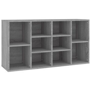 vidaXL Banc à chaussures Sonoma gris 103x30x54 5 cm Bois d'ingénierie