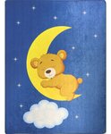 Tapis enfant CLAIR DE LUNE 120 x 160 cm - Bleu