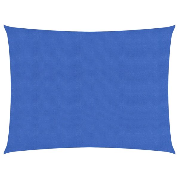 vidaXL Voile d'ombrage 160 g/m² rectangulaire bleu 3x4 m PEHD