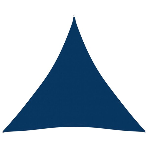 vidaXL Voile de parasol Tissu Oxford triangulaire 5x6x6 m Bleu
