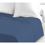 Drap plat - 180 x 290 cm -Bleu