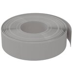 vidaXL Bordures de jardin 5 Pièces gris 10 m 15 cm polyéthylène