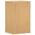 Cabinet de rangement de salle de bain vidaXL 35x30x55 cm en bois de pin massif