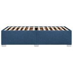 vidaXL Cadre de lit Bleu 90x200 cm Tissu
