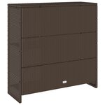 Armoire de rangement vidaXL Marron 100x36x102 cm Rattan