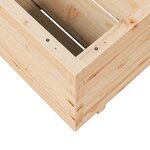 vidaXL Jardinière 80x80x49 5 cm bois de pin massif
