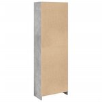 vidaXL Bibliothèque gris béton 57x28 5x174 cm bois d'ingénierie