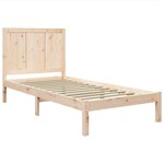 vidaXL Cadre de lit sans matelas 100x200 cm bois massif de pin