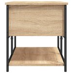 vidaXL Banc de rangement chêne sonoma 100x42 5x47 cm bois d'ingénierie