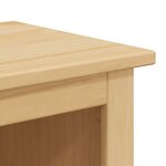 vidaXL Armoire de salle de bain Corona 70x33x110 cm bois de pin massif