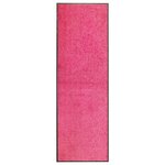 vidaXL Paillasson lavable Rose 60x180 cm