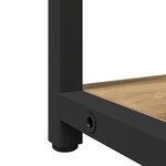 vidaXL Ensemble de meubles de salle de bain 2 pièces en chêne artisan en bois d'ingénierie