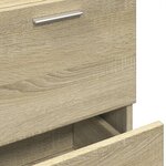 vidaXL Armoire d'évier chêne sonoma 40x37x59 cm bois d'ingénierie
