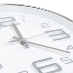 vidaXL Horloge murale 30 cm Argenté