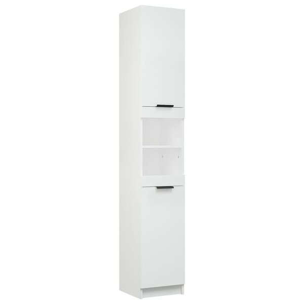 vidaXL Armoire de salle de bain blanc 32x34x188 5 cm bois d'ingénierie