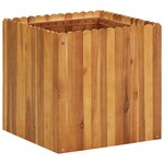 vidaXL Lit surélevé de jardin 50x50x50 cm Bois massif d'acacia