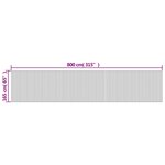 vidaXL Cloison de séparation marron 165x800 cm bambou