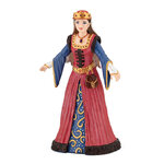Reine Médiévale Papo - Figurine D'Art Inspirée de l'Époque du Moyen Âge