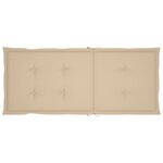 vidaXL Chaise à bascule avec coussin bambou