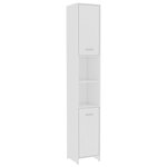 vidaXL Ensemble de meubles de salle de bain 4 Pièces Blanc