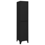 vidaXL Armoire à casiers Noir 38x40x180 cm Acier
