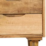 vidaXL Table de chevet Bois de manguier massif 40 x 30 x 59 5 cm