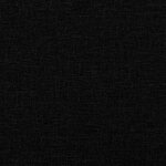 vidaXL Fauteuil inclinable Noir Tissu