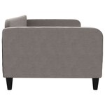 vidaXL Lit de repos taupe 100x200 cm tissu