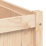 vidaXL Jardinières 2 Pièces bois de pin massif