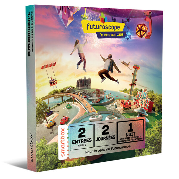 SMARTBOX - Coffret Cadeau Futuroscope 2025 - Séjour de 2 jours pour 2 adultes -  Séjour