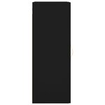 vidaXL Armoire murale noir 34 5x34x90 cm
