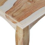 vidaXL Table console et 3 tiroirs Bois massif 110x40x76 cm