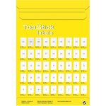 Boîte 6500 Etiquettes Universelle 38 1 x 21 2 mm Blanc TOP STICK