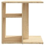 vidaXL Table d'appoint Chêne sonoma 50x30x50 cm Bois d’ingénierie