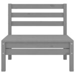 Salon de jardin meuble d'extérieur ensemble de mobilier 4 pièces gris bois de pin massif 02_0016254