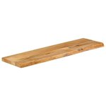vidaXL Dessus de table à bord vivant 100x20x2 5cm bois massif manguier