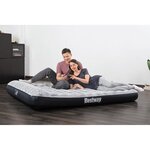 BESTWAY Lit gonflable matelas - 2 places - 203 x 152 x 30 cm - Avec pompe éléctrique intégrée