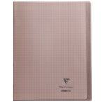 Cahier protège-cahier Koverbook Piqué Polypro 24x32 cm 140 p séyès Coloris Alé... CLAIREFONTAINE