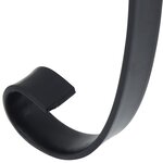 vidaXL Supports pour plantes 3 Pièces noir et blanc céramique