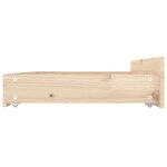 vidaXL Tiroirs de lit 4 Pièces Bois de pin massif