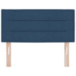 vidaXL Tête de lit Design Lignes Bleue 100 cm Tissu