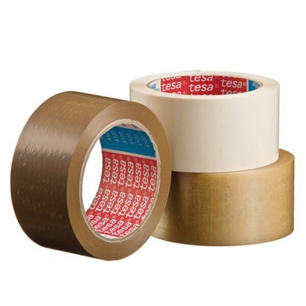 Lot de 4 rubans adhésifs brun - 75 mm x 1000 m   emballage des lot  cartons  boîtes d'expédition et palettisation  scotch
